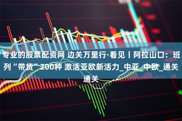 专业的股票配资网 边关万里行·看见丨阿拉山口：班列“带货”200种 激活亚欧新活力_中亚_中欧_通关